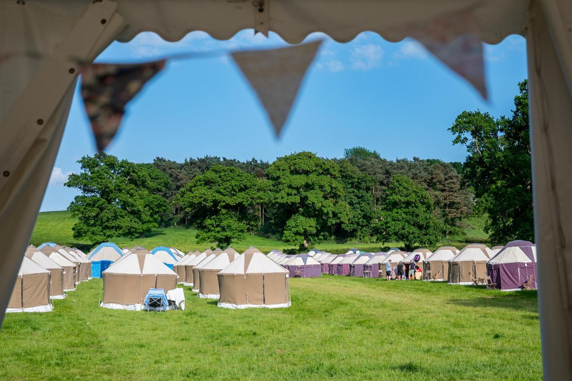 Hotel Festival Yurts Hay-On-Wye Exterior foto